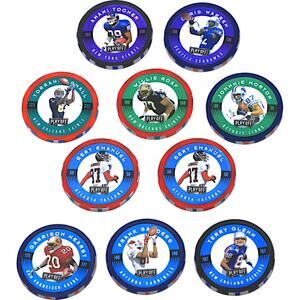 1997 Playoff Absolute Beginnings NFL Chip Shots Coins [Lot of 10]